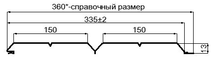 Фото: Сайдинг Lбрус-XL-Н-14х335 (ECOSTEEL_T-12-Дуб-0.45) в Подольске