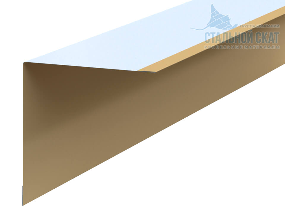 Планка угла внутреннего 75х75х3000 NormanMP (ПЭ-01-1014-0.5) в Подольске