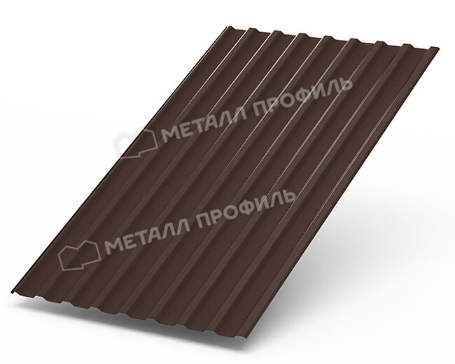 Профнастил МП20 х 1100 - R (Steelmatt-20-8017-0.4±0.08мм) в Подольске