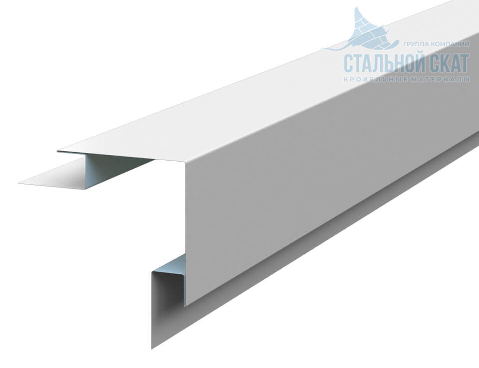 Планка угла наружного сложного 75х75х3000 (ПЭ-01-9010-0.45) в Подольске