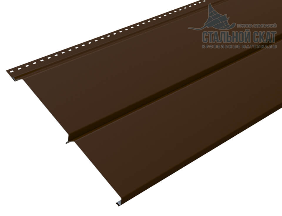 Сайдинг Lбрус-XL-14х335 (VALORI-20-Brown-0.5) в Подольске