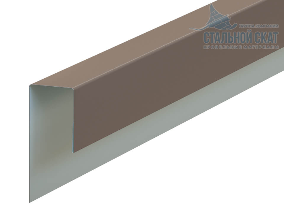 Планка J-профиль 24х18х3000 (VALORI-20-OxiBеige-0.5)