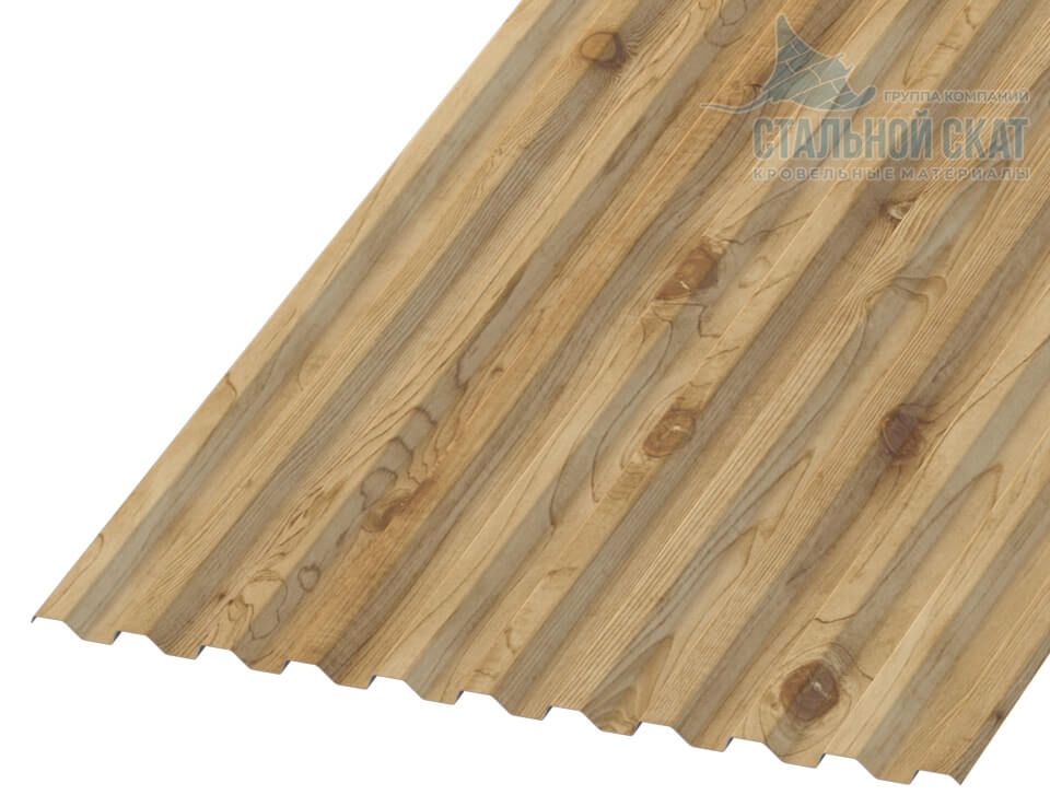 Профнастил С21 х 1000 - A (ECOSTEEL-01-Сосна-0.5)