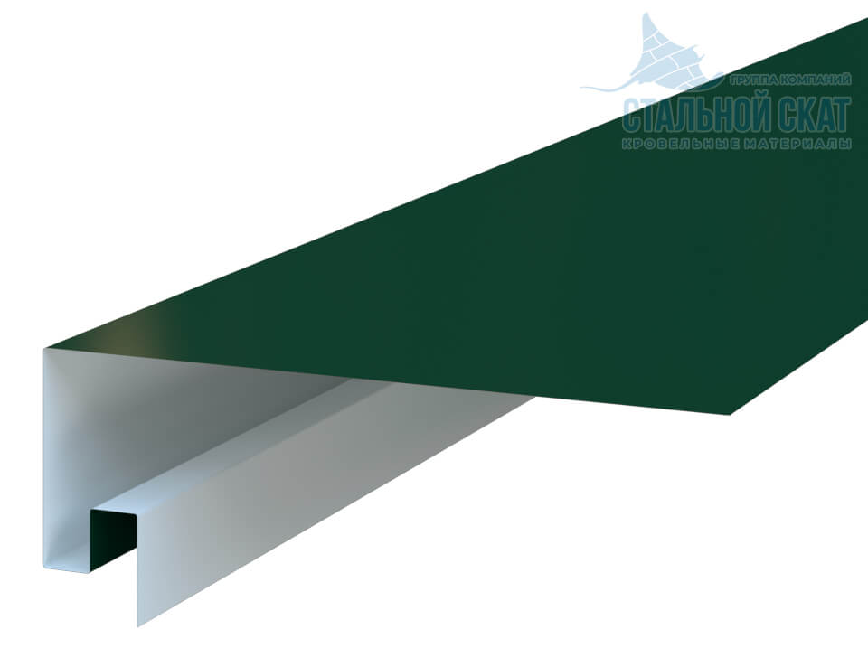 Планка откоса сложная 3D 245х75х2000 (ПЭ-01-6005-0.45)