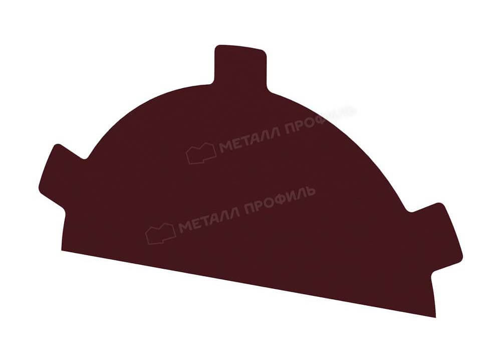 Заглушка конька круглого простая NormanMP (ПЭ-01-3005-0.5)