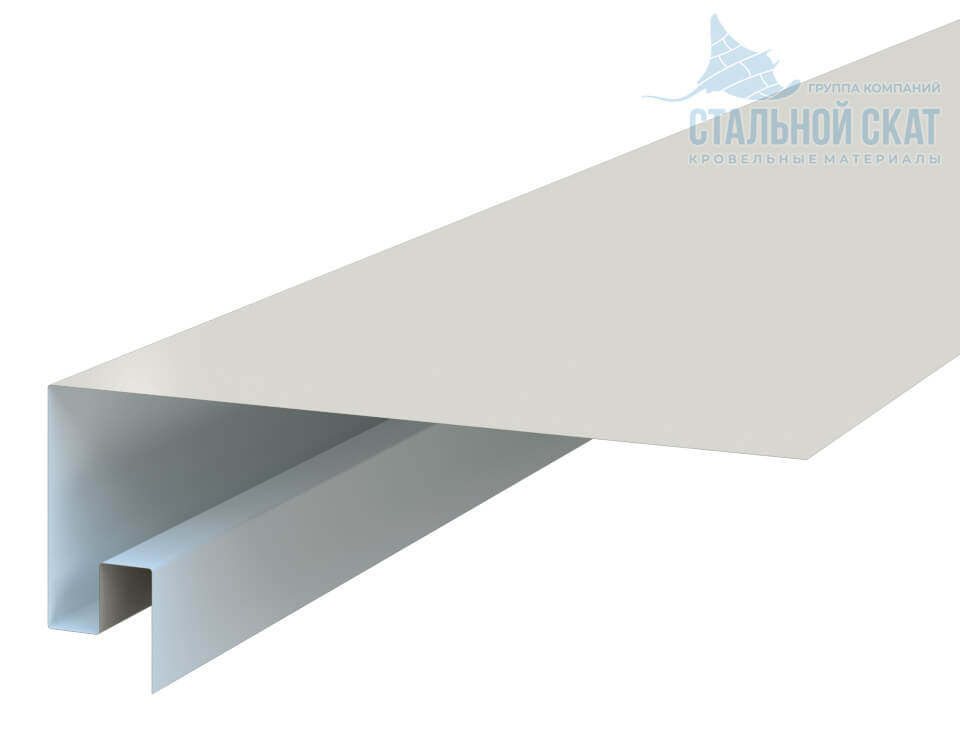 Планка откоса сложная 3D 245х75х2000 NormanMP (ПЭ-01-9002-0.5)