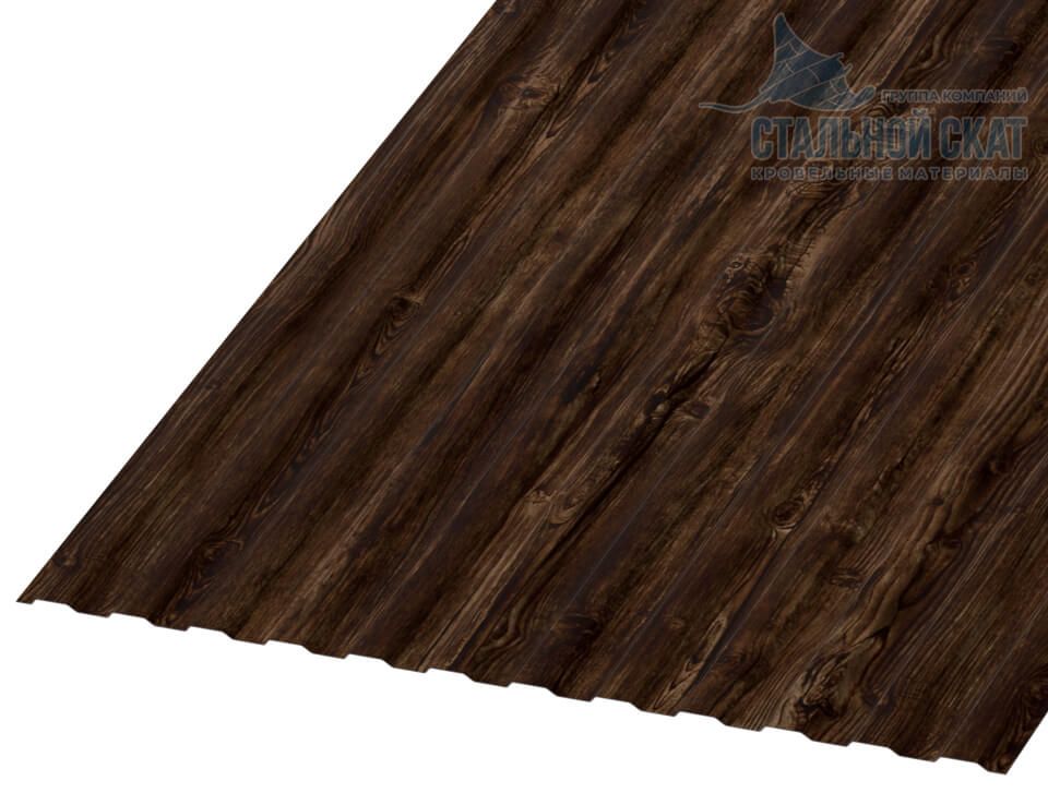 Профнастил МП10 х 1100 - A (ECOSTEEL_MA-12-Античный Дуб-0.45)