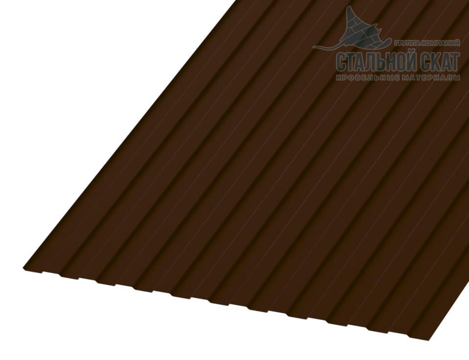 Профнастил С8 х 1150 - B (VikingMP-01-8017\Колер-0.45)