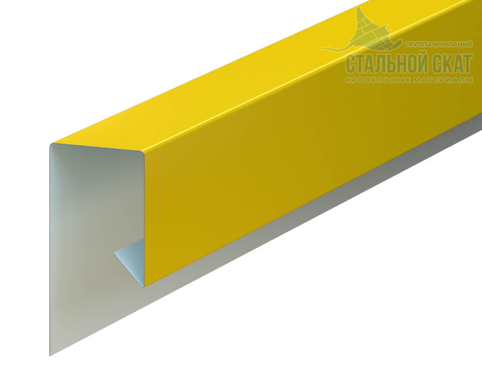 Планка завершающая сложная 30х25х3000 NormanMP (ПЭ-01-1018-0.5)